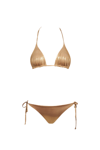Triangle Bikini in Gold - Top - Sara Cristina - Modalova