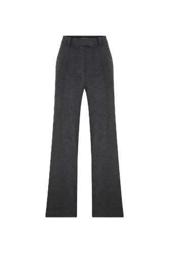 Millie Wool Trousers in Antracite - Nazli Ceren - Modalova