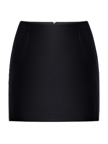 Silk-blend mini skirt - 0 - Mini skirts - NDS The Label - Modalova