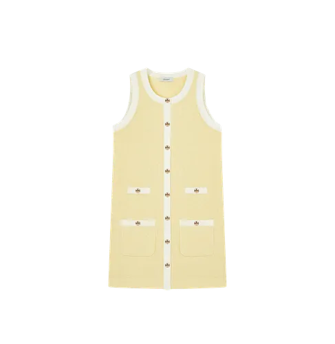 BOUCLÉ MIDI TANK DRESS | Women's Mini dresses - CRUSH Collection - Modalova