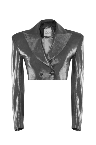 METALLIC Cropped Jacket | Women's Cropped jackets - Vestiaire d'un Oiseau Libre - Modalova