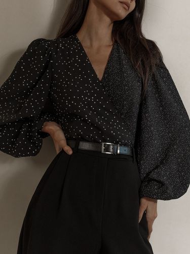 Combined wrap blouse - Lichi - Modalova