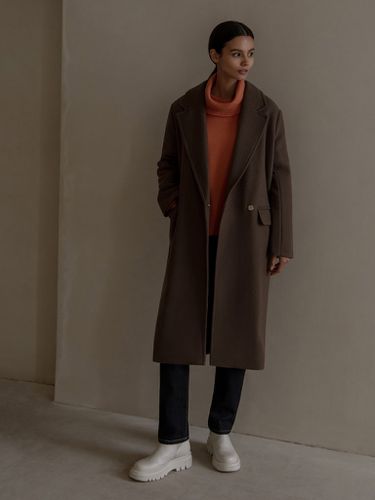 Oversized midi wool coat - Lichi - Modalova