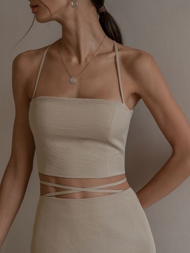 Tie-back crop top - Lichi - Modalova