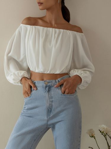 Off-shoulder puff-sleeve blouse - Lichi - Modalova