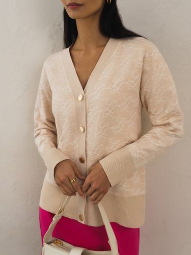 Loose cardigan with fine ornamentation - Lichi - Modalova