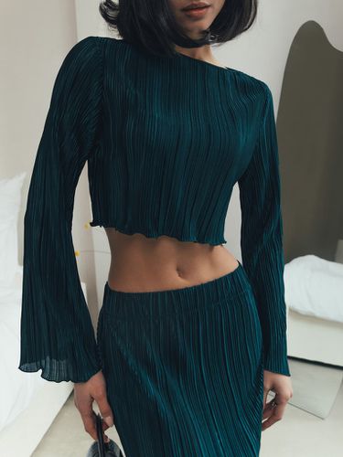 Pleated crop top - Lichi - Modalova