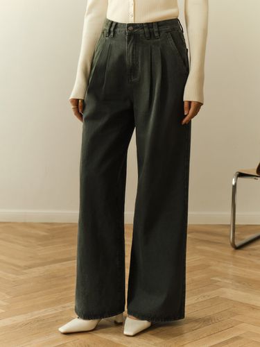 Loose jeans with pleats at the waist - Lichi - Modalova