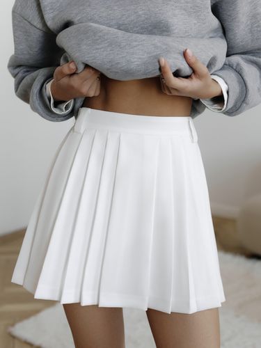 Flared mini pleated skirt - Lichi - Modalova