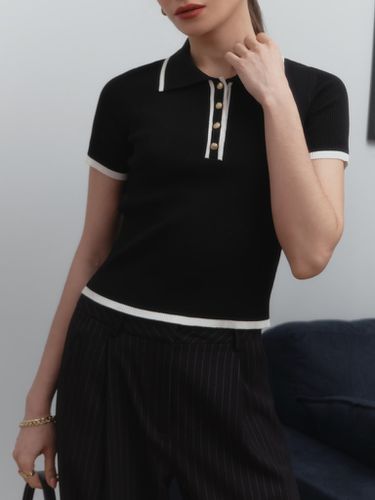 Cropped polo shirt - Lichi - Modalova