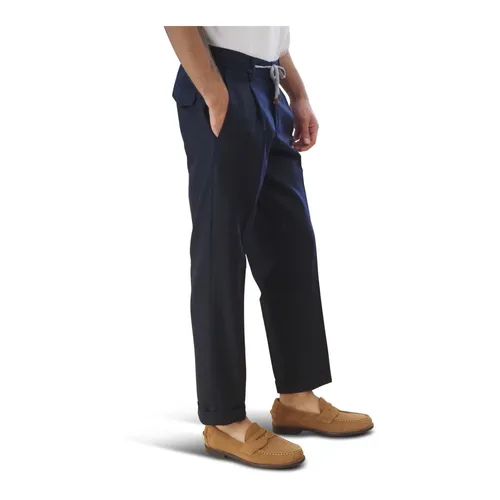 Trousers > Slim-fit Trousers - - Barba - Modalova