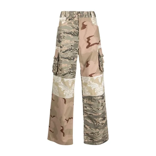 Trousers > Straight Trousers - - Marine Serre - Modalova