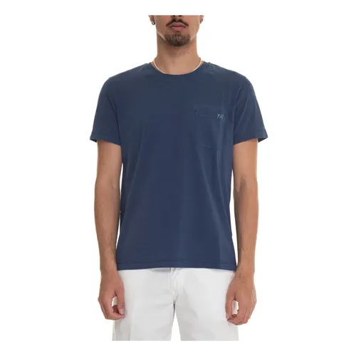 Fay - Tops > T-Shirts - Blue - Fay - Modalova