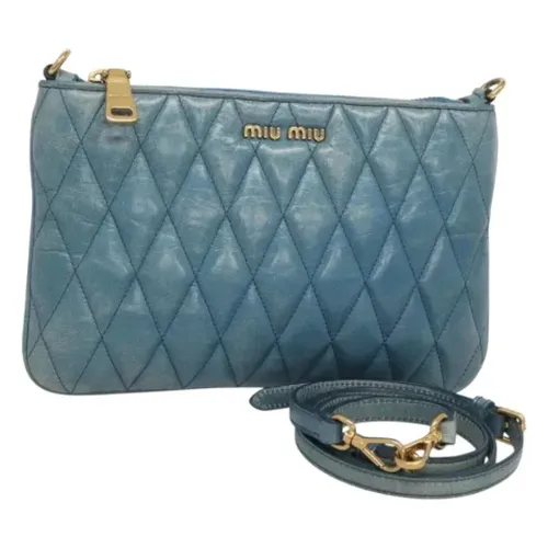 Pre-owned > Pre-owned Bags > Pre-owned Cross Body Bags - - Miu Miu Pre-owned - Modalova