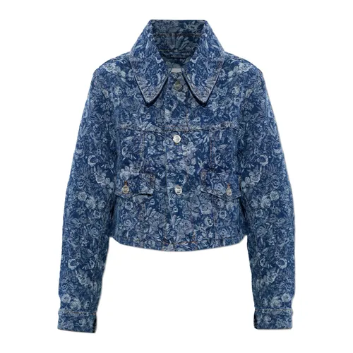Jackets > Denim Jackets - - Ganni - Modalova