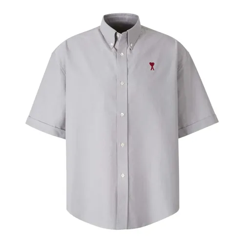 Shirts > Short Sleeve Shirts - - Ami Paris - Modalova
