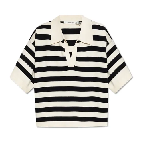 Knitwear > V-neck Knitwear - - Gestuz - Modalova