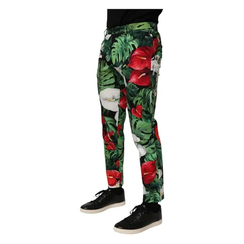 Trousers > Slim-fit Trousers - - Dolce & Gabbana - Modalova