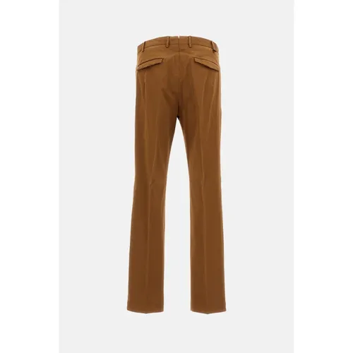 Pt01 - Trousers > Chinos - Brown - Pt01 - Modalova