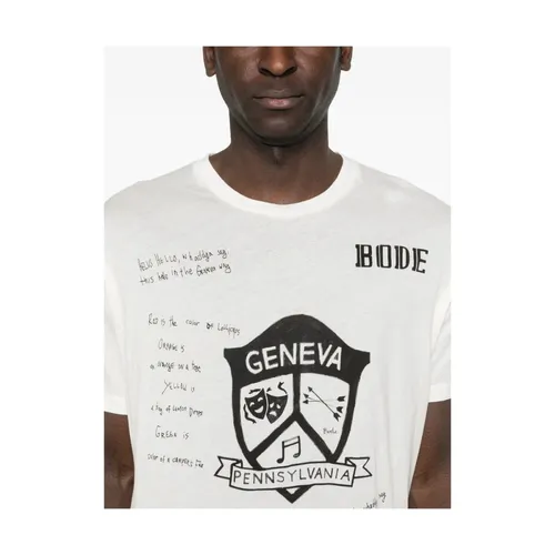 Bode - Tops > T-Shirts - White - Bode - Modalova