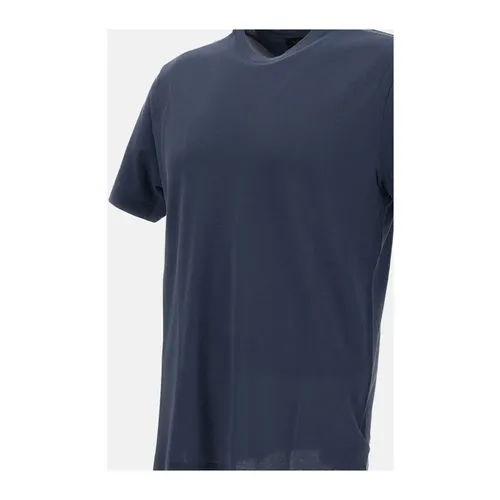 Zanone - Tops > T-Shirts - Blue - Zanone - Modalova