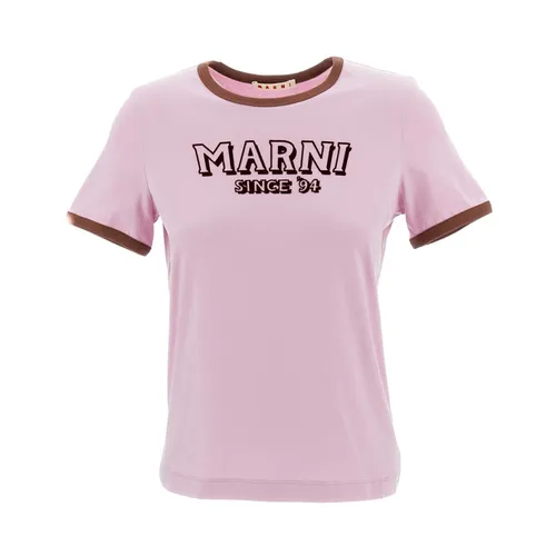 Marni - Tops > T-Shirts - Pink - Marni - Modalova