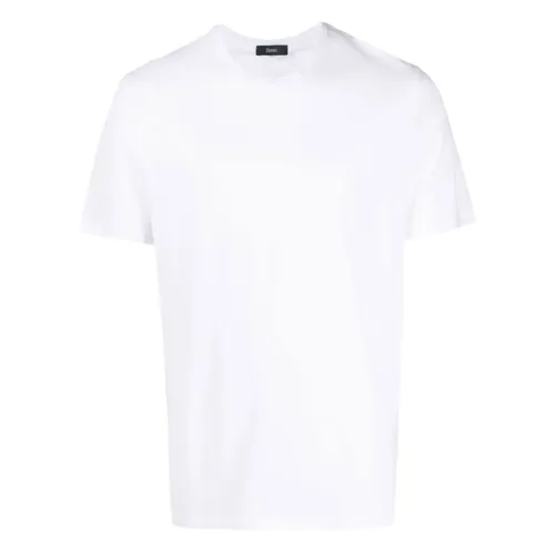 Herno - Tops > T-Shirts - White - Herno - Modalova