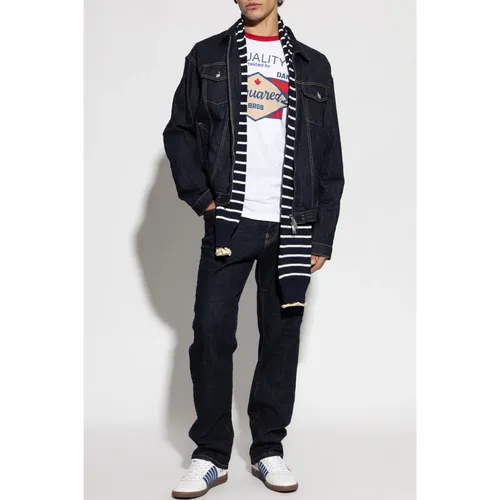 Jackets > Denim Jackets - - Dsquared2 - Modalova