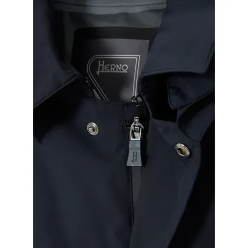 Herno - Coats > Parkas - Blue - Herno - Modalova