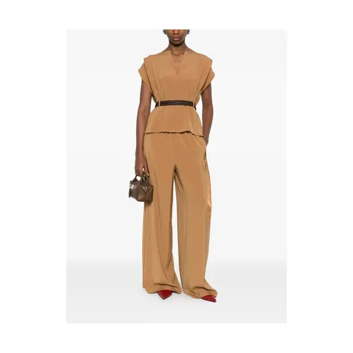 Trousers > Wide Trousers - - Max Mara - Modalova