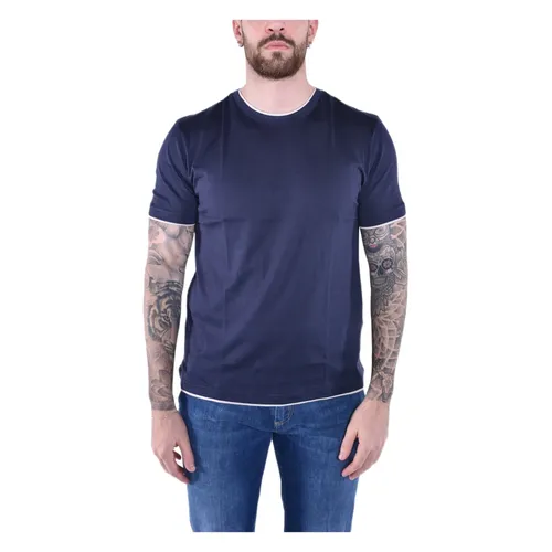 Eleventy - Tops > T-Shirts - Blue - Eleventy - Modalova