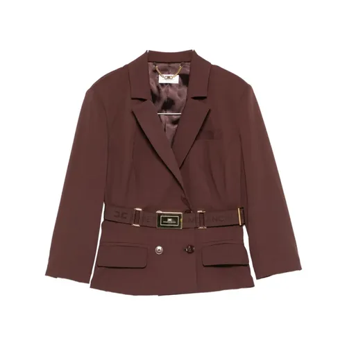 Jackets > Blazers - - Elisabetta Franchi - Modalova