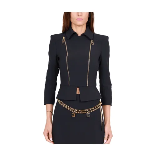 Jackets > Light Jackets - - Elisabetta Franchi - Modalova