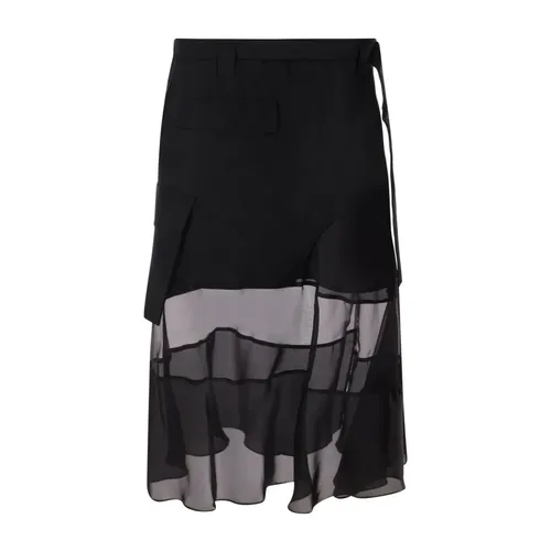 Skirts > Midi Skirts - - Sacai - Modalova