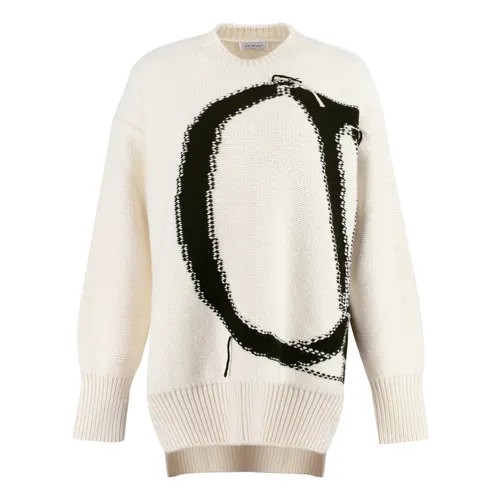 Off - Knitwear > Round-neck Knitwear - - Off White - Modalova