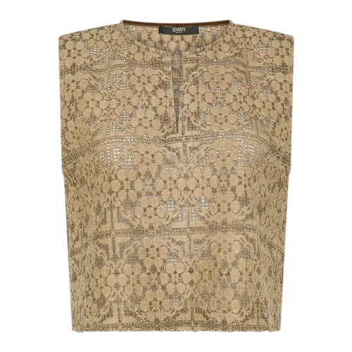Tops > Sleeveless Tops - - Seventy - Modalova