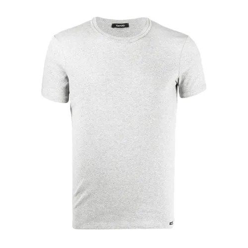 Tom Ford - Tops > T-Shirts - Gray - Tom Ford - Modalova