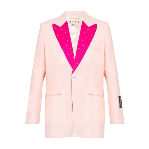 Marni - Jackets > Blazers - Pink - Marni - Modalova
