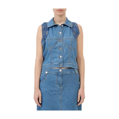 Jackets > Vests - - Ermanno Scervino - Modalova