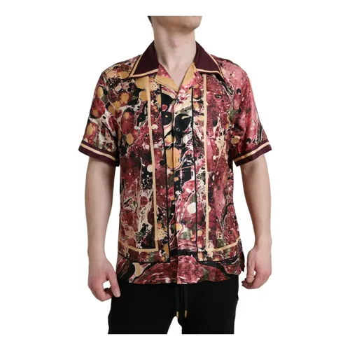 Shirts > Short Sleeve Shirts - - Dolce & Gabbana - Modalova