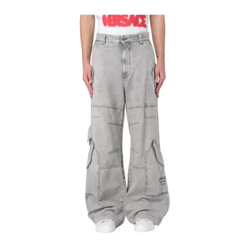 Jeans > Wide Jeans - - Versace - Modalova