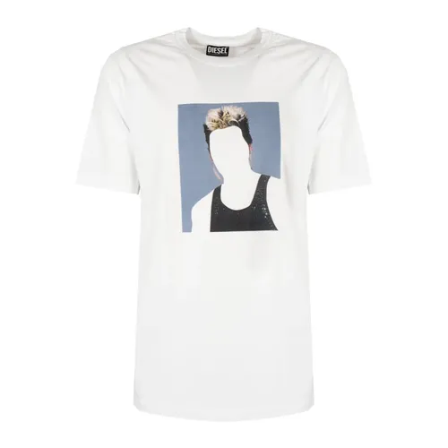 Diesel - Tops > T-Shirts - White - Diesel - Modalova