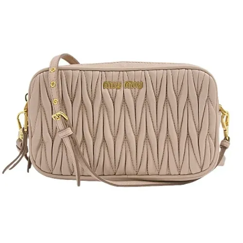 Pre-owned > Pre-owned Bags > Pre-owned Cross Body Bags - - Miu Miu Pre-owned - Modalova
