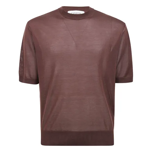 Laneus - Tops > T-Shirts - Brown - Laneus - Modalova