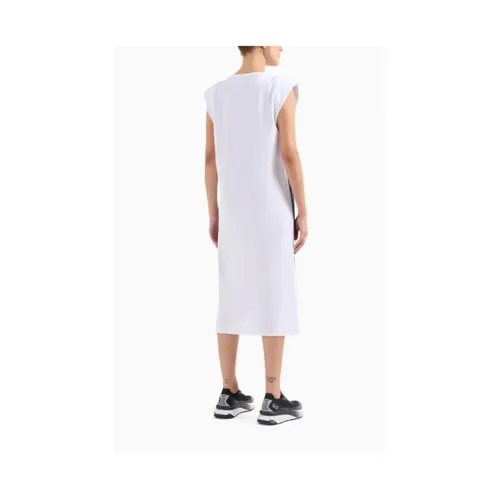 Dresses > Day Dresses > Midi Dresses - - Emporio Armani EA7 - Modalova