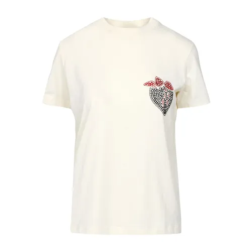 Msgm - Tops > T-Shirts - White - Msgm - Modalova
