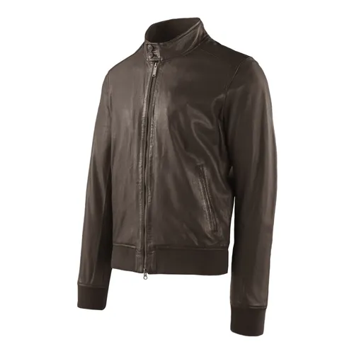 Jackets > Leather Jackets - - BomBoogie - Modalova