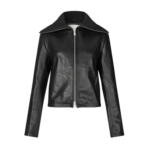 Jackets > Leather Jackets - - Samsøe Samsøe - Modalova