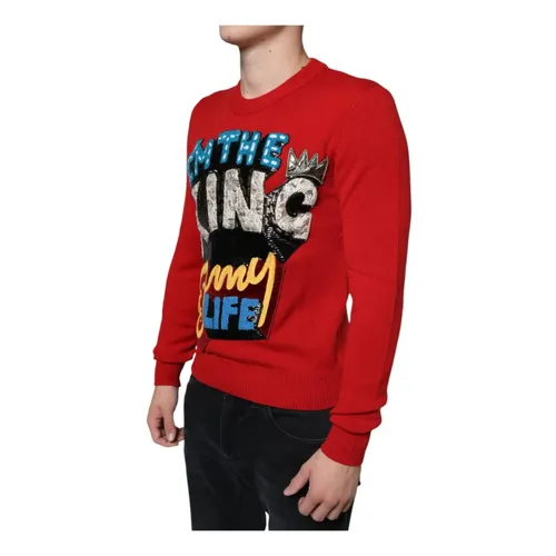 Knitwear > Round-neck Knitwear - - Dolce & Gabbana - Modalova