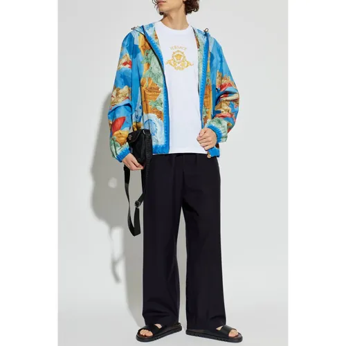 Versace - Tops > T-Shirts - White - Versace - Modalova